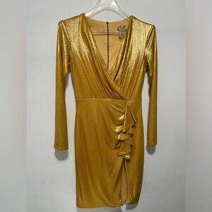 Golden cósic dress